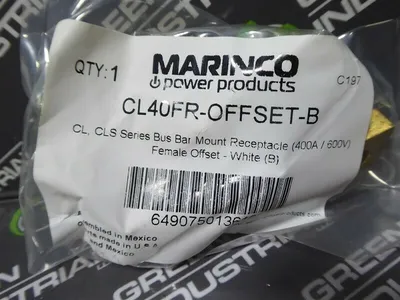 Box of 10 Marinco CL40FR-OFFSET-B Bus Bar Mount Female Receptacles White New NIB