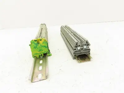 Terminal Block DIN Rail 600V 20A 22-12AWG Lot of 123