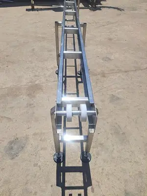 Conveyor, Trans Automation Technologies, 8" x 12', Stainless Steel Frame #5512922
