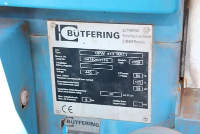 USED 2009 BUTFERING SPW 413 RRTT