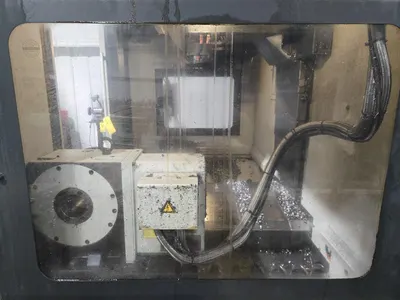 2018 Leadwell V-50i VMC w/ 30-Slot ATC, Conveyor, Fanuc Oi-MF Controller