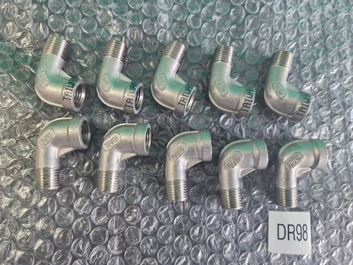🆕️*LOT OF 10* 1/4 TC-316 Stainless Steel 90 Elbow 150 *WARRANTY+ 🇺🇸 SHIPPED*