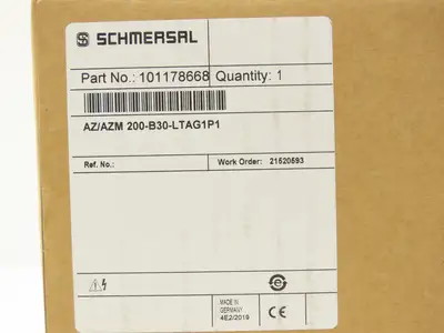 Schmersal AZ/AZM 200-B30-LTAG1P1 Solenoid Interlock Emergency Exit Door Handle