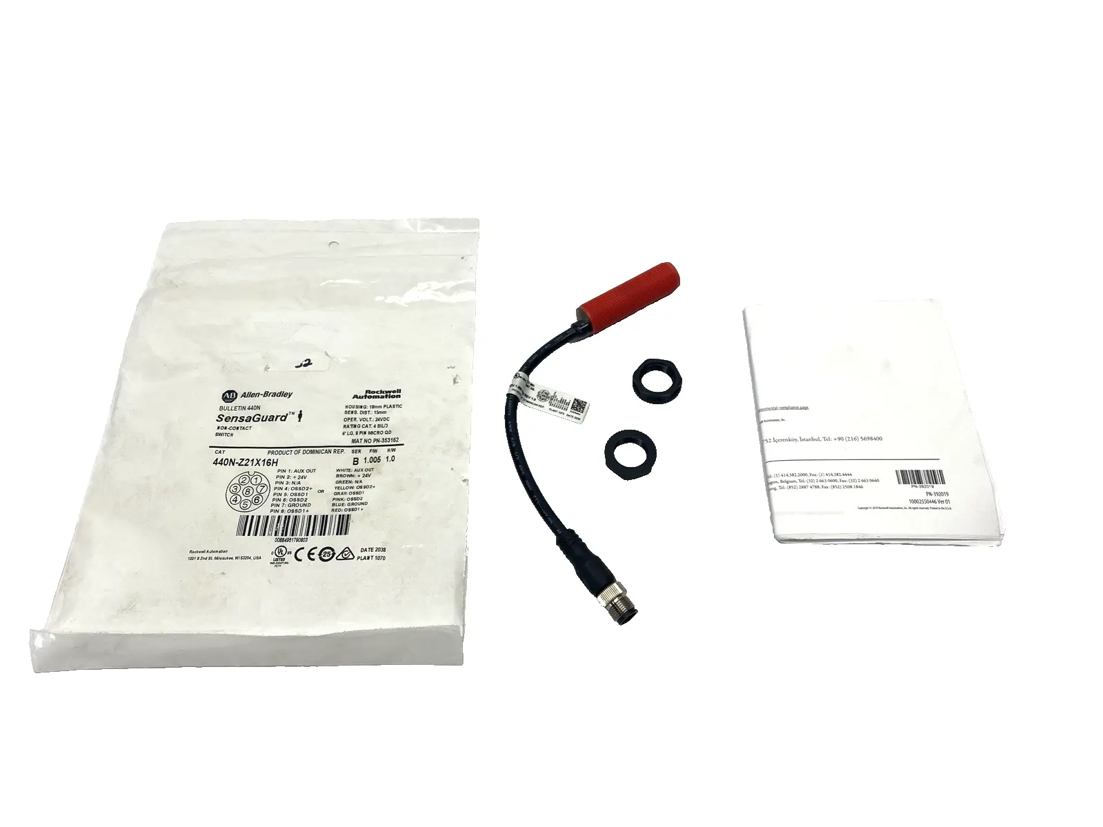 440N-Z21X16H | Allen Bradley  Ser. B SensaGuard Non-Contact Switch, M18 Body - New Other