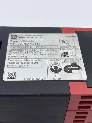 Used TELEMECANIQUE TELEMECANIQUE XPS-AM Misc Electrical & Power Parts | ND Industrial Surplus #1215034