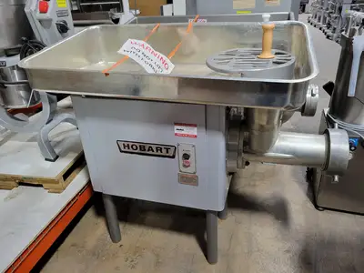 Used Hobart 4156 HD, 15 HP Commercial Meat Grinder Size #56, 3 Phase, 220 Volts