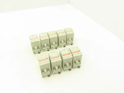 Fuji CP32FM/3 2-Pole Circuit Protector 3A M Curve 250VAC/125VDC Lot of 9