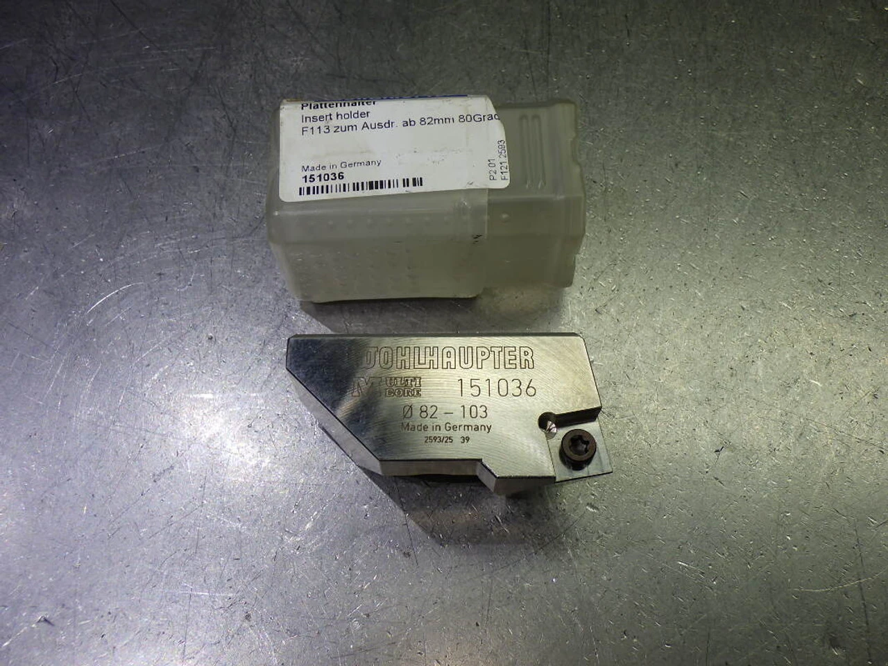AMEC/Wohlhaupter 82-103mm Boring Head Insert Wing QTY1 151036 (LOC2368B)