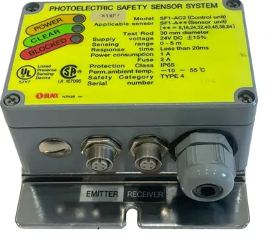 NEW SUNX SF1-AC2 PHOTOELECTIRC SAFETY SENSOR SYSTEM SF1AC2