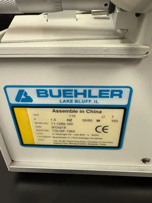 Used BUEHLER 11-1280-160 Metallurgical Equipment South Carolina US | ESS Industrial Equipment Sales #1704335