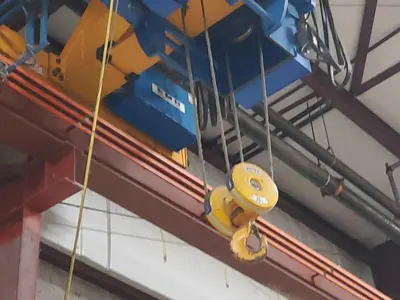 10 Ton x 47’ ABBUS Bridge Crane with EMH Hoist