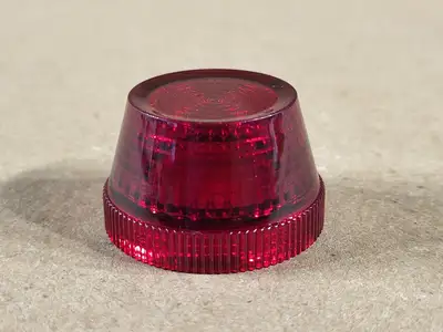 30 mm Red Pilot Light Lens Cap