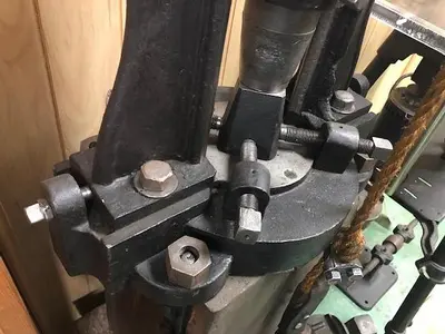 5350-385 Antique Rare Foot Drop Hammer Press Circa 1890 MFG. by Blundell & Co.
