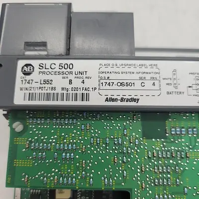 Used ALLEN-BRADLEY ALLEN-BRADLEY SLC 500 PROCESSOR UNIT 1747-L552 SER.B 4 PLC Processors | ND Industrial Surplus #1215971