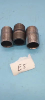 LOT OF 3 BLACK union  THREADED 2" X 1"