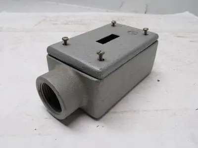 Appleton FS Unilet 1" Type C Gang Switch Box Enclosure W/Switch Cover