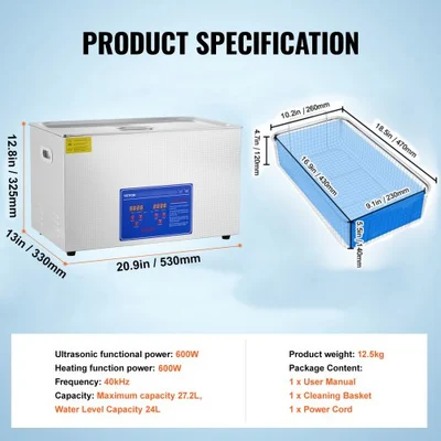 Used VEVOR TH-100A Ultrasonic Cleaning Systems Michigan US | Miedema Asset Management Group #1325633