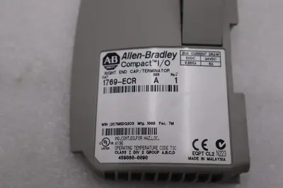 Allen Bradley 1769-ECR Compact I/O PLC Right end cap STOCK L-697C