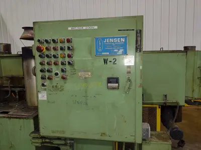 20" DIAMETER JENSEN MODEL #8452 (WASH, RINSE & DRY) CONTINUOUS ROTARY DRUM PARTS WASHER: YOBRO #25068