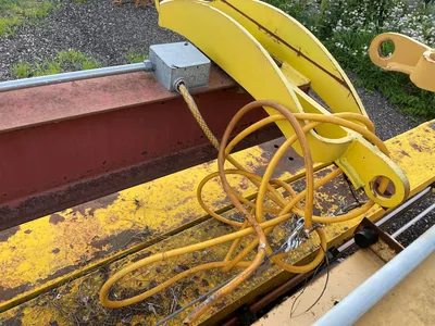 1.5 Ton Underhung Bridge Crane - (24' span) 25' 8"L x 10"H x 4.75"W