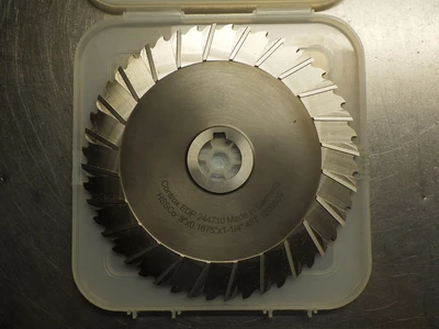 Controx 8" x 3/16" HSSCo Slot Saw 1.25" Arbor 48 Teeth 244710 (LOC3261)