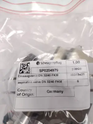 SP0248278 | Scheugenpflug SP020479 Aspiration Valve DN 32/40 FKM - New