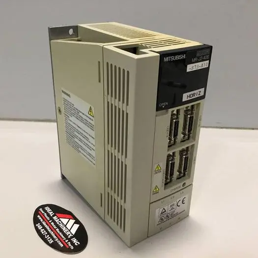 Used MITSUBISHI MR-J2-40B-S73-A10 Servo Drives | Ideal Machinery #663703