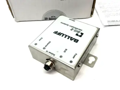 New | in-Stock Balluff HF Communication Module, (13.56 MHz) Ethernet BIS Z-GW-001-TCP PLC Input & Output Michigan US | Maverick Industrial Sales #1401932
