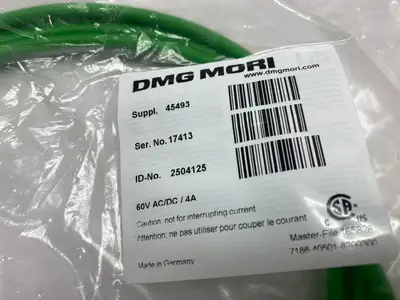 USED DMG MORI DOUBLE ENDED CONNECTION CORDSET 45493