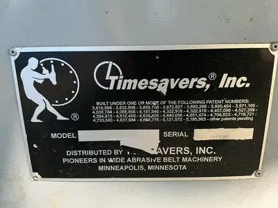 Used TIMESAVERS INC. 137LMPM/75 Wide Belt Sanders Ohio US | HGR 24 #1305278