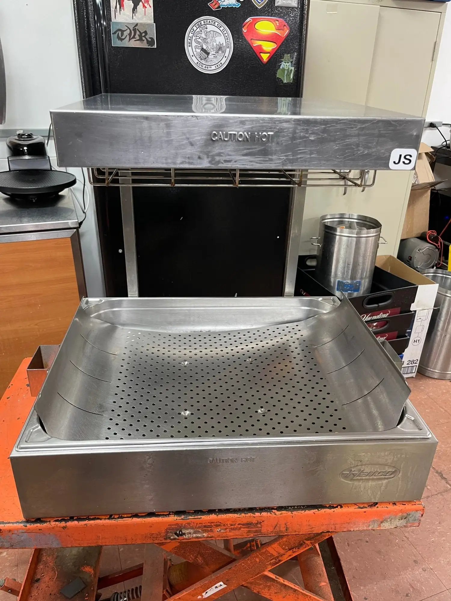 Used JS Used Hatco GloRay Commercial Countertop Deep Fryer Heated Holding Dump Station 120V - JS Hot Food Warming, Holding, & Transport Cabinets Illinois US | Falcon Restaurant Supply #1376438
