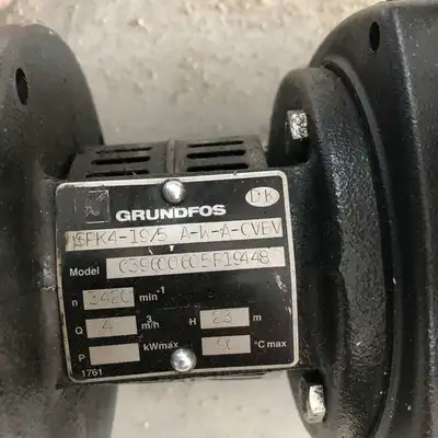 Grundfos SPK4-19/5 A-W-A-CVBV SS Immersible Machine Coolant Pump 4m3/h 3420RPM