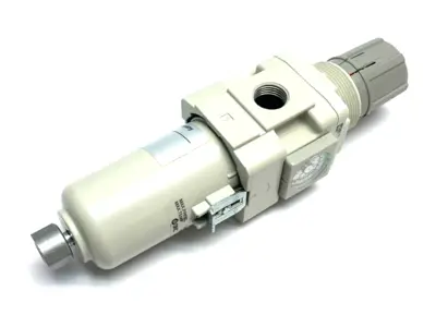 AW30K-N03E-12Z-B | SMC  Modular Filter Regulator Embedded Gauge 7~125psi 3/8" NPT - New Other