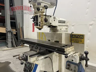 Bridgeport Series I Vertical Knee Mill, 9” x 48” Table, 2 HP