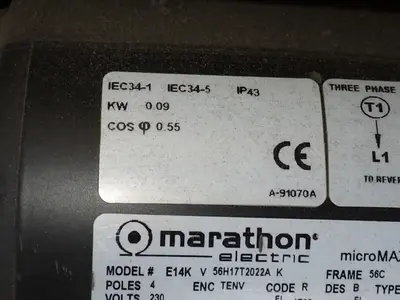 Used MARATHON E14K V 56H17T2022A K Motors (misc) Ohio US | HGR 24 #887054
