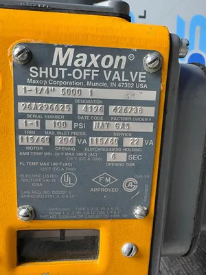 MAXON 1-1/4" 5000 1 Other Valves & Manifolds | ESS Industrial Equipment Sales (5)