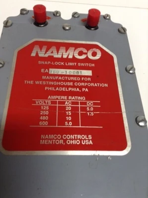 USED Namco Controls EA760- 10001