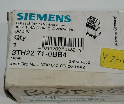 NEW SIEMENS 3TH2271-0BB4