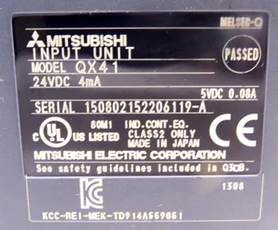 NEW MITSUBISHI QX41 INPUT UNIT 24VDC