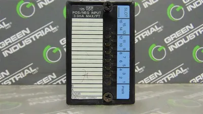 GE Fanuc IC670MDL642J 125VDC Pos/Neg Input Module Used