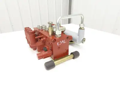 Linde 000143179518 Hydraulic 4-Lever Spool Valve Forklift Mast Control Off E20C