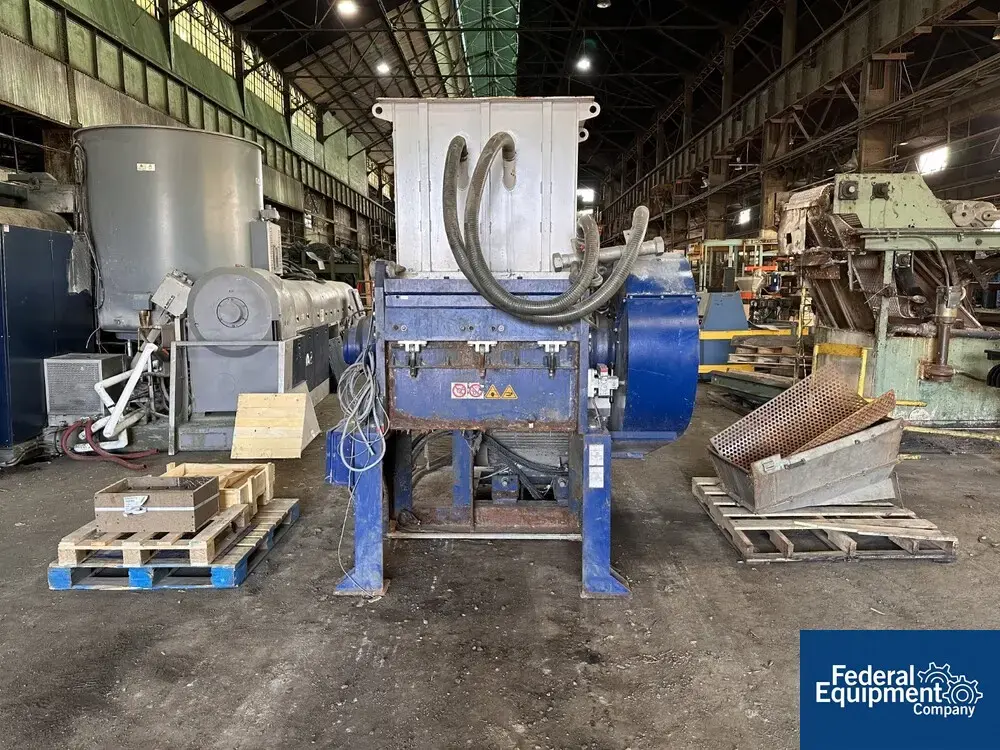 USED Lindner Recyclingtech America LLC Lindner Granulator, Model 1100-800, 110KW