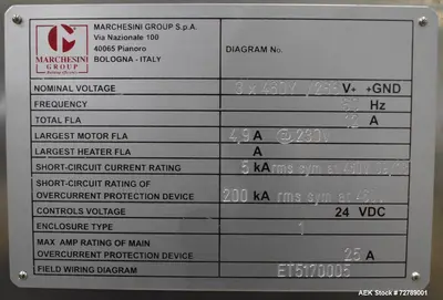 USED MARCHESINI LINE 1