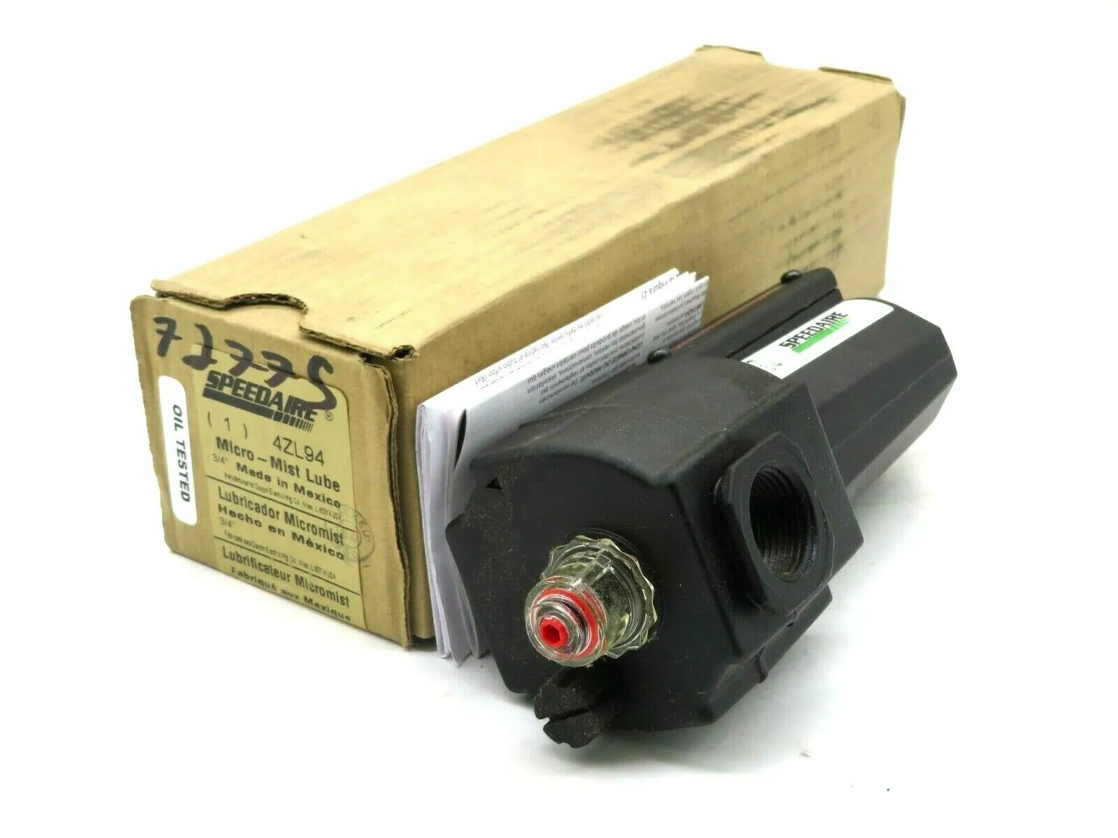 NEW SPEEDAIRE 4ZL94 MICRO MIST LUBE 3/4"