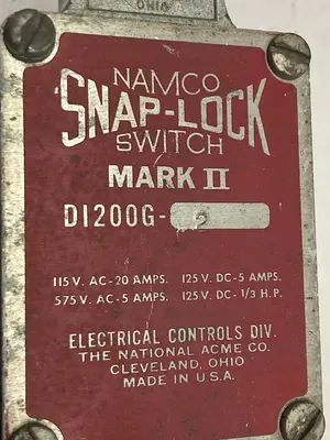 Used NAMCO DI200G-2 Miscellaneous Equipment (Electrical & Power) Ohio US | Surplus Asset Holdings #1262539
