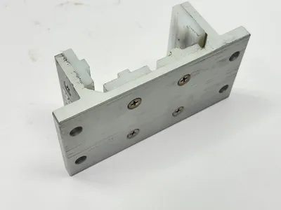 6833 | 80/20  Double Flange Short High-Cycle Linear Bearing 4-Slot Mount - Used