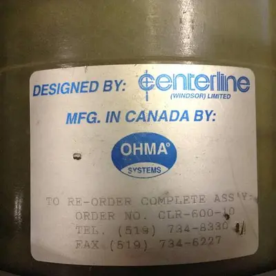 USED CENTERLINE CLR-600-10