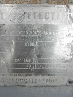 USED GENERAL ELECTRIC 5K26777B2