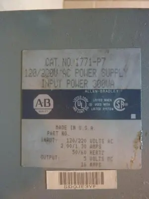 USED ALLEN BRADLEY 1771-P7