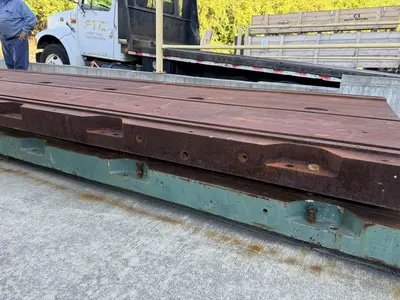 63" X 240" X 6" T-SLOTTED FLOOR PLATE. STOCK # 1002625